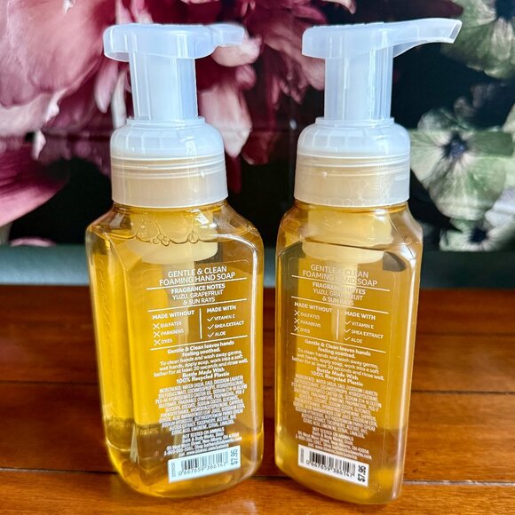 NEW 2-Pc SUNSHINE & LEMONS Foaming Hand Soap 8.75oz Bath & Body Works - Picture 2 of 2